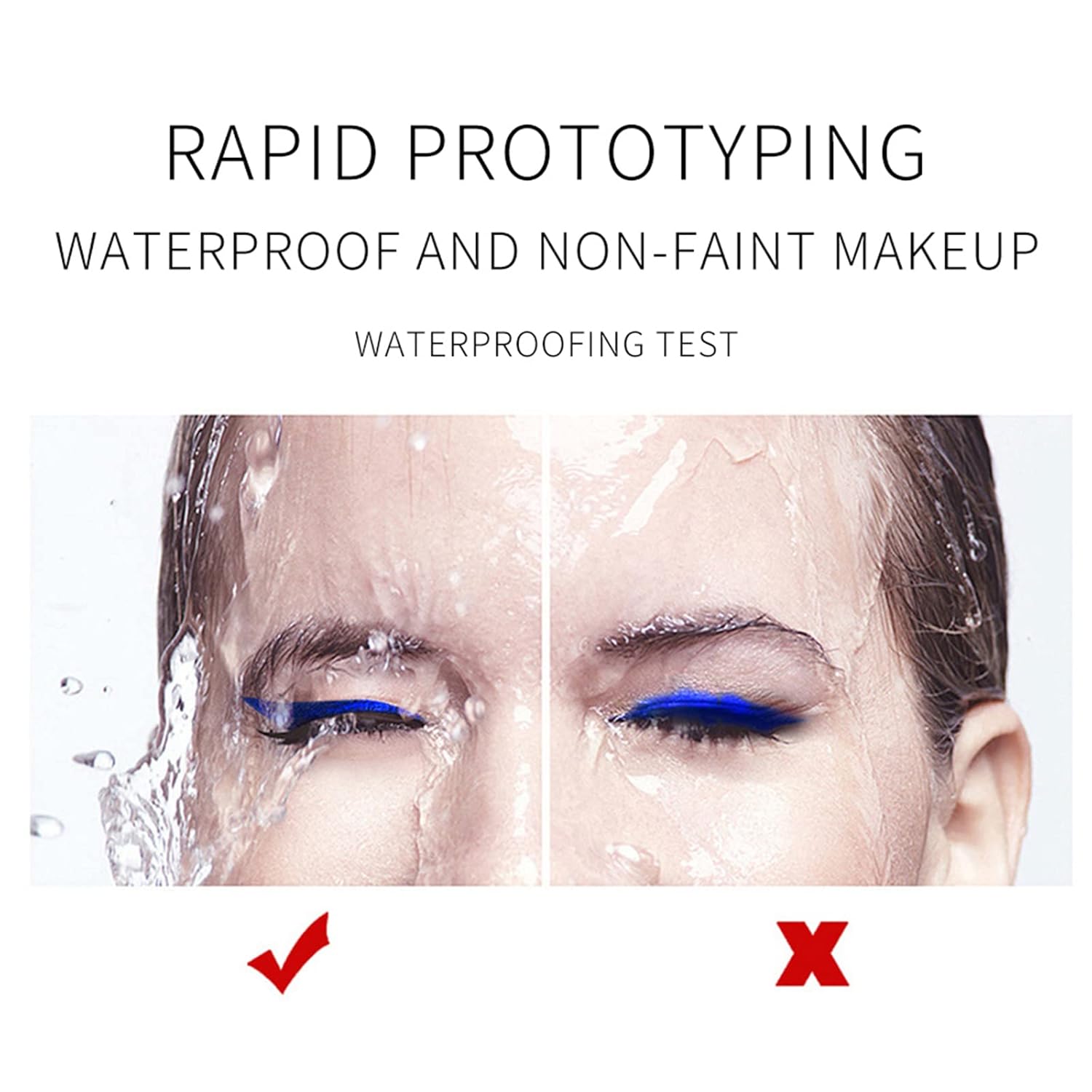 Liquid Eyeliner, Red Eyeliner Liquid, Long-lasting Colored Eyeliners, White Black Red Brown Green Purple Waterproof High-pigmented Colorful Eyeliners for Eye Makeup,1PC Red - Image 3