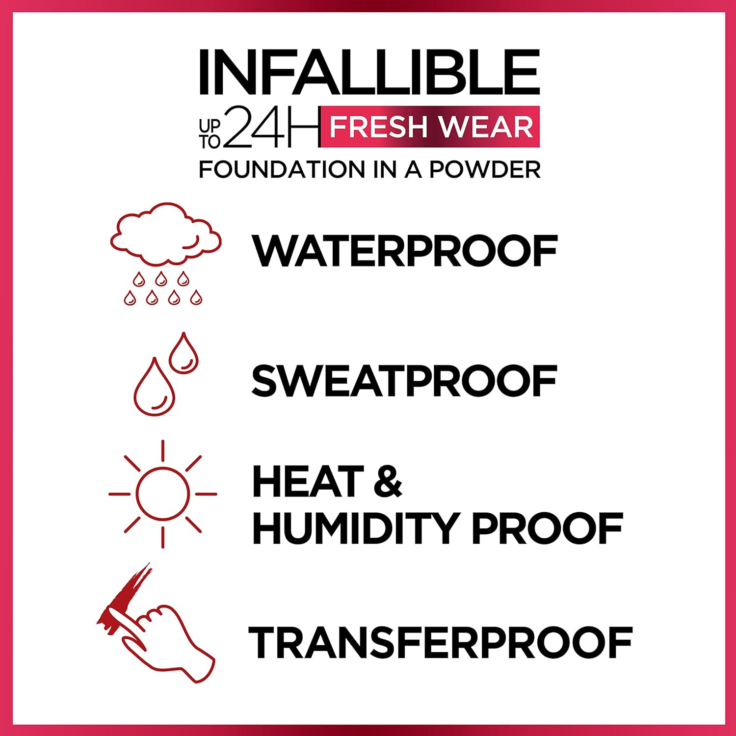 L'Oreal Paris Makeup Infallible Fresh Wear Foundation in a Powder, Up to 24H Wear, Waterproof, Golden Beige, 0.31 oz. - Image 7