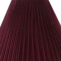 Aspen Creative 33194, Transitional Hardback Empire Mushroom Pleated Rich Red Spider Shade, 6" Top x 16" Bottom x 12" Slant - Image 5
