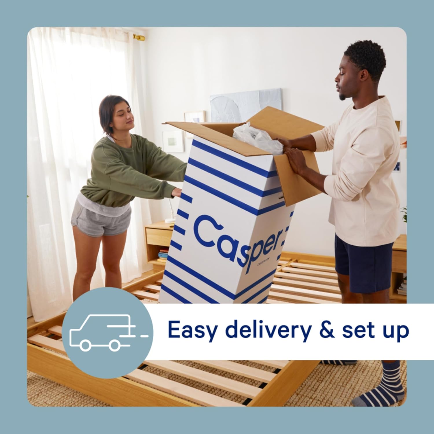 Casper Sleep Element California King Mattress - Medium Feel - Motion Isolation - Breathable, Cooling Memory Foam - 100-Night Trial - CertiPUR-US - Image 6