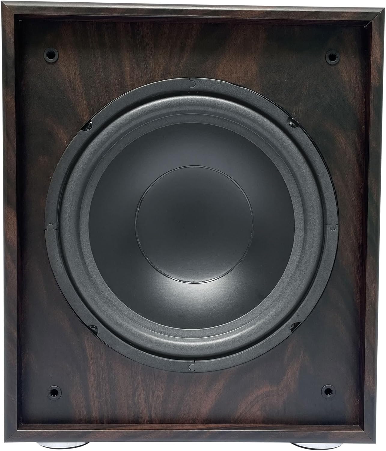 Rockville Rock Shaker 10 Dark Wood 600W 10" Powered Home Theater Subwoofer, Class-D Amp, Adjustable Crossover, for Movies and Music - Image 4