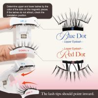 LASHVIEW Upgrade Magnetic Eyelashes with Applicator Reusable Soft Magnetic Eyelashes Natural Look No Glue Needed Lashes Kit Easy to Wear and Remove(A02) - Image 5