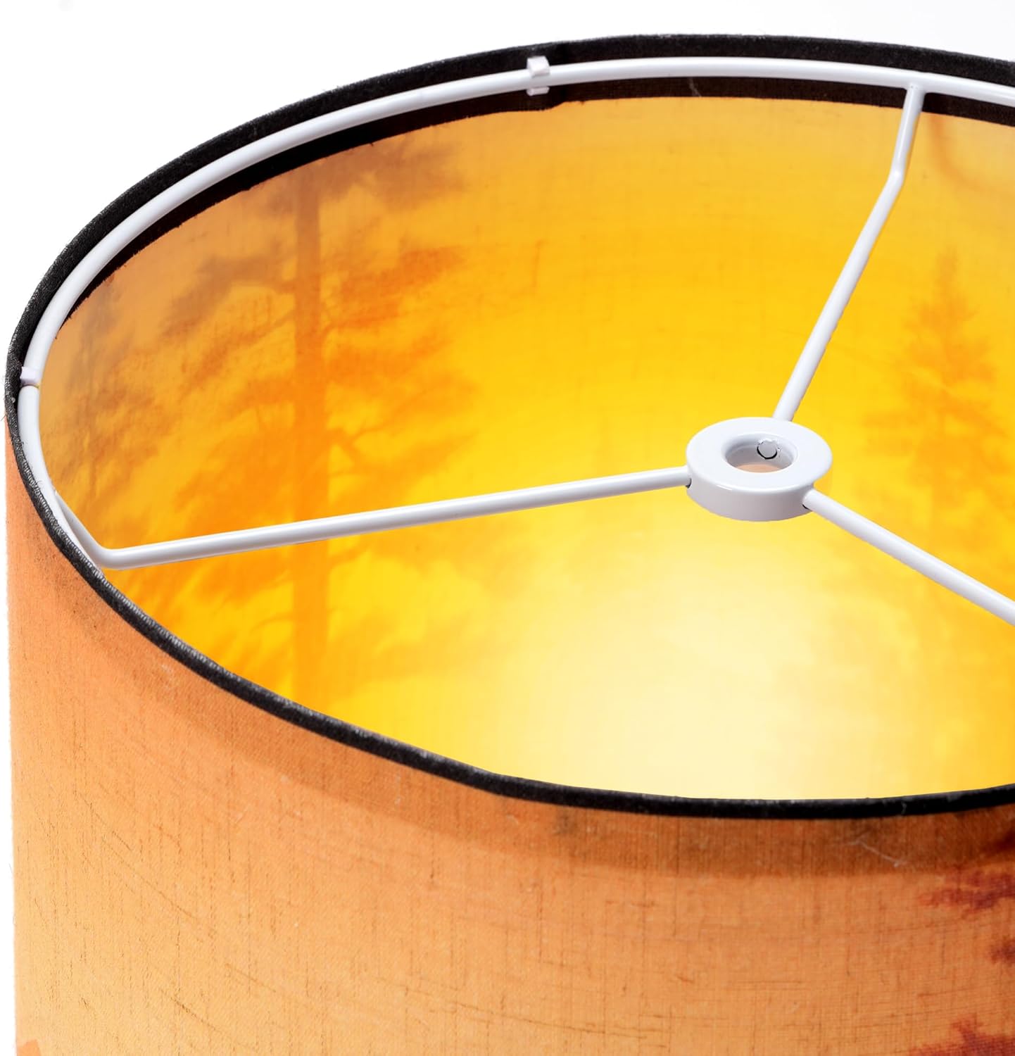 Lamp shades Set of 2,Medium Fabric Lampshades for Table Lamps, Floor Lamps, 13" Top x 13" Bottom x 10" High (Spider Fitter) Hand Crafted Replacement Lampshades (Deer -2pcs) - Image 5