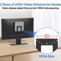 Adjustable Wall Mount for Cable Box | Router Mount | Modem Mounts, Cable Box Mount Behind TV for Streaming Media, DVD Players and More Small or Narrow Devices Shelf - Image 3