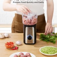SANGCON 5 in 1 Blender and Food Processor Combo for Kitchen, Small Electric Food Chopper for Meat and Vegetable, 350W High Speed Blenders with 2 Speeds and Pulse for Smoothies and Shakes - Image 3