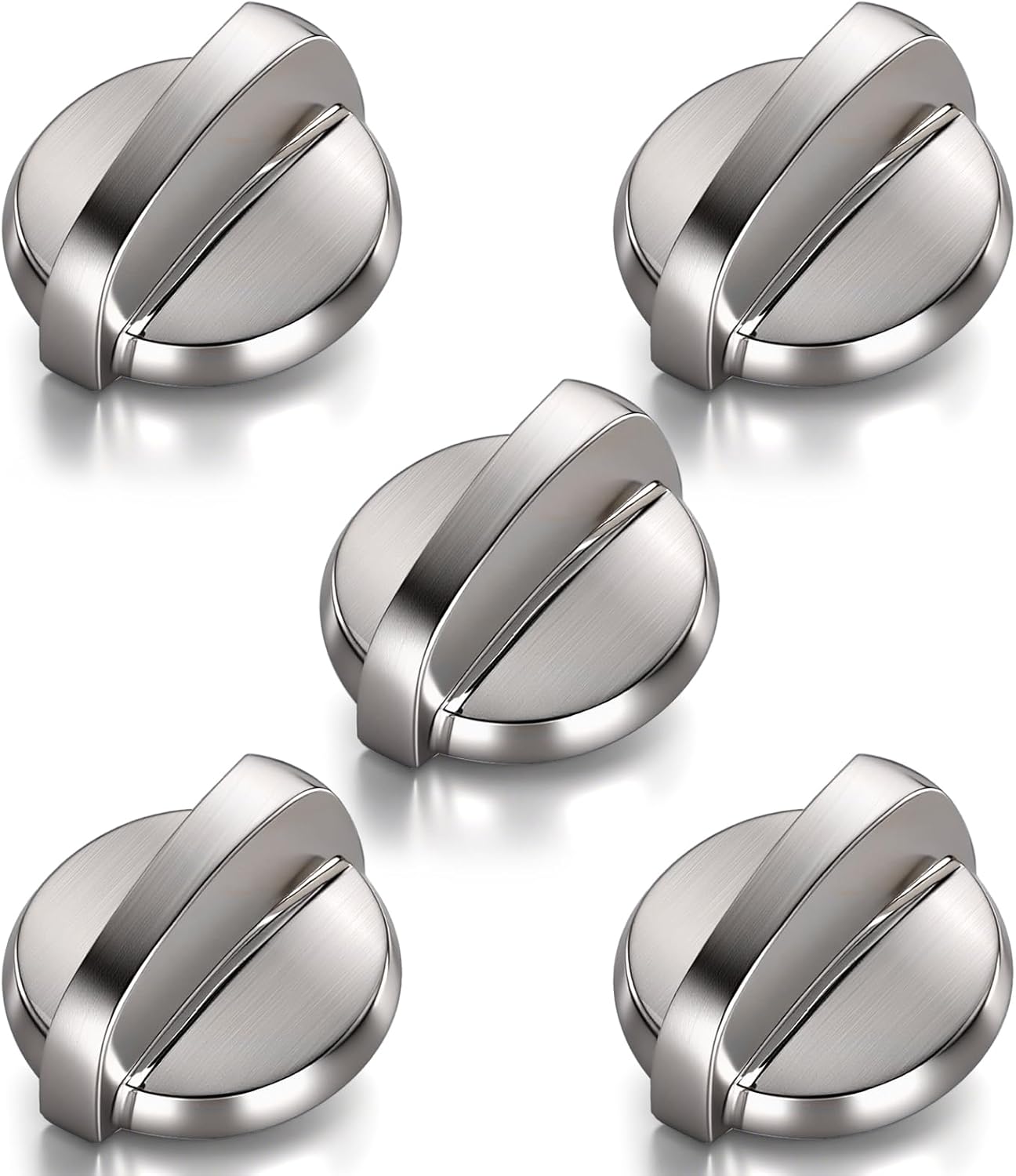 5 Pack WB03T10284 Oven Knobs Replacements for GE, 191D5100 Stove Knons Compatible with GE Range Stove Oven Replaces 1373043 AP4346312 AH2321076 EAP2321076 PS2321076
