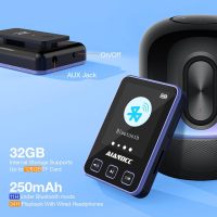 Mp3 Player with Bluetooth 5.3, HiFi Music Player with Sports Clip and Armband, 1.77-inch TFT Color Screen, 32GB mp3 Player for Kids Adults, Earphones Included, TF Card can be Inserted - Image 7