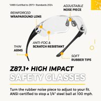 TradeSmart High-Performance Earmuffs for Shooting Range & Shooting Eye Protection Glasses + Firearm Confidence Course - Image 4