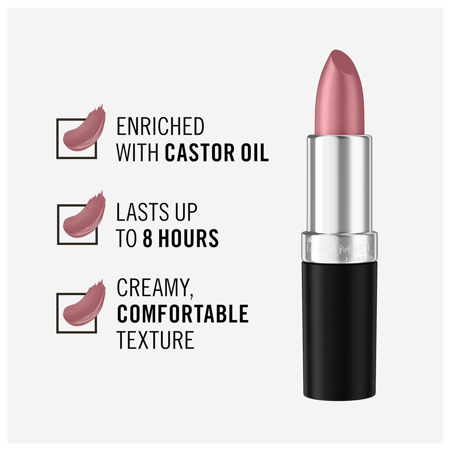 Rimmel Lasting Finish Lipstick, Candy - Image 3