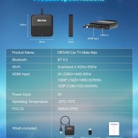 Car TV Mate Max HDMI Adapter 3-in-1 Multimedia Converter for TV Stick Streaming Box DVD Player Game Console Plug & Play Wireless CarPlay & Android Auto for iPhone Smartphones - Image 8