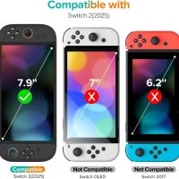 ivoler 4-Pack Tempered Glass Screen Protector Designed for Nintendo Switch 2 2025 with [Alignment Frame] Transparent HD Clear[Updated Version] Screen Protector for Switch 2 7.9'' - Image 2
