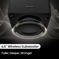 Hisense HT Saturn 4.1.2Ch Sound Bar with Wireless Subwoofer, Dolby Atmos, DTS:X, Bluetooth 5.3, EzPlay, 4K HDMI Pass Through, Roku TV Ready, HDMI/AUX/ARC/Optical/USB, 5 EQ Modes, Hi Concerto - Image 9