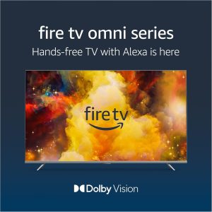 Like-New Amazon Fire TV 65" Omni Series (newest model), 4K UHD smart TV with Dolby Vision, hands-free with Alexa
