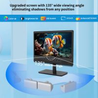 14 inch Flat Screen TV,Small TV with Digital ATSC Tuner,Antenna,Remote and HDMI/USB Ports,12 Volt Charger Cable for Car/Kitchen - Image 2