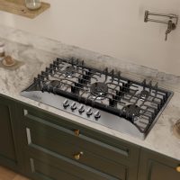 Empava 36 Inch Built-in Gas Cooktop with 5 Sealed SABAF Burners, Stainless Steel Surface LPG/NG Convertible, Auto Electric Pulse Ignition, Flame Failure Protection - Image 2