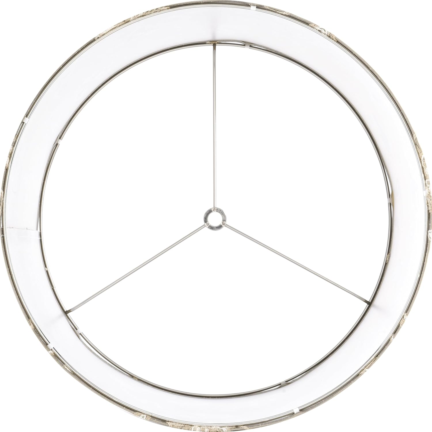 Creme Fabric Drum Lamp Shade with Embroidered Leaf Trim 13" Top x 13" Bottom x 10" High (Spider) Set of 2 Medium Lamp Shade for Table & Bedside Lamp Replacement Lampshades in Hand Crafted - Image 8