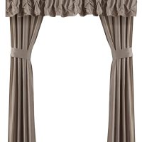 Madison Park Essentials Room in a Bag Faux Silk Comforter Set - Luxe Diamond Tufting All Season Bedding, Matching Curtains, Decorative Pillows, Taupe King(104"x92") 24 Piece - Image 15