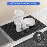 Stove Top Cover for Electric Stove - 29.8"L x 20.9" Extra Large Silicone Stove Top Cover Glass Cooktop Protector,Range Covers for Electric Stove,Heat Resistant Thick Stove Cover Mat,Black - Image 3