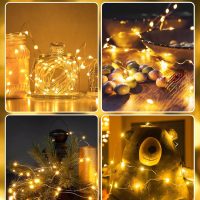 3-Pack 78FT 240 LED Fairy Lights Battery Operated with Timer & Remote, Waterproof Twinkle Lights Indoor Outdoor 8 Modes for Bedroom Centerpiece Wedding DIY Party Christmas Classroom Dorm Decoration - Image 7