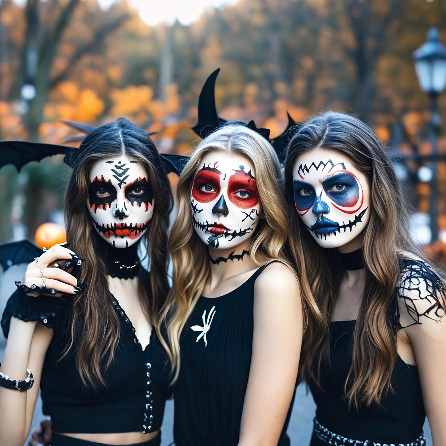 Clown White Face Paint Stick, Portable Eye Black Stick for Sports, Full-coverage Cream Face Paint for Halloween SFX Makeup Cosplay Joker Costume Parties, Cream Grease Sticks - Image 4