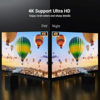 2000 ANSI 4K Full HD Projector with WiFi and Bluetooth, HAPPRUN Movie Home Theater with Auto Focus, 300'' Display for Indoor/Outdoor, Smart Proyector Compatible with Phone/TV Stick/PC/PS5 - Image 2