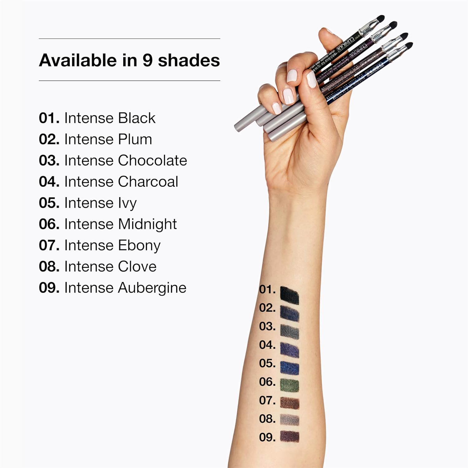 Clinique Quickliner For Eyes Intense Eyeliner Pencil | Water Resistant, Smudge Resistant + Safe For Sensitive Eyes | 10 Shades - Image 5