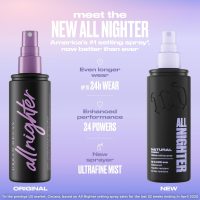 Urban Decay All Nighter Waterproof Makeup Setting Spray - Natural Finish, Up to 24HR Wear, Ultra-Fine Facial Mist, Hydrating Foundation Face Primer, Smudge-Proof, Transfer-Resistant, with Glycerin - Image 3
