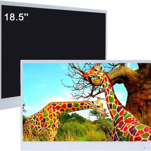 elecsung 18.5 inch Smart White TV for Bathroom,Waterproof TV ATSC Tunner Android 11.0 for Hotel/Kitchen,Built-in Speakers,Wi-fi and Bluetooth,W185,Model 2024