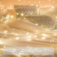 suddus Fairy Lights Battery Operated with Remote, 33ft 100 LED Dimmable Twinkle Lights with Timer, Waterproof Copper Wire String Lights for Bedroom, Christmas, Tree, Indoor Outdoor Decor (Warm White) - Image 7