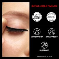 L'Oreal Paris Infallible Grip Mechanical Gel Eyeliner Pencil, Smudge-Resistant, Waterproof Eye Makeup with Up to 36HR Wear, Brown Denim, 0.01 Oz - Image 3
