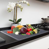 Silicone Stove Top Cover and Mat for Ceramics, 27.75"x19.75" - Multipurpose, Gray - Image 6