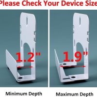Gmailmall Cable Box Mount Modem Adjustable Wall Mount for Most Narrow Media Players Compatible with Roku, Router, Fire TV, M4 Mac mini, Beelink, Cable Box, and Other Streaming Media Players - Image 2