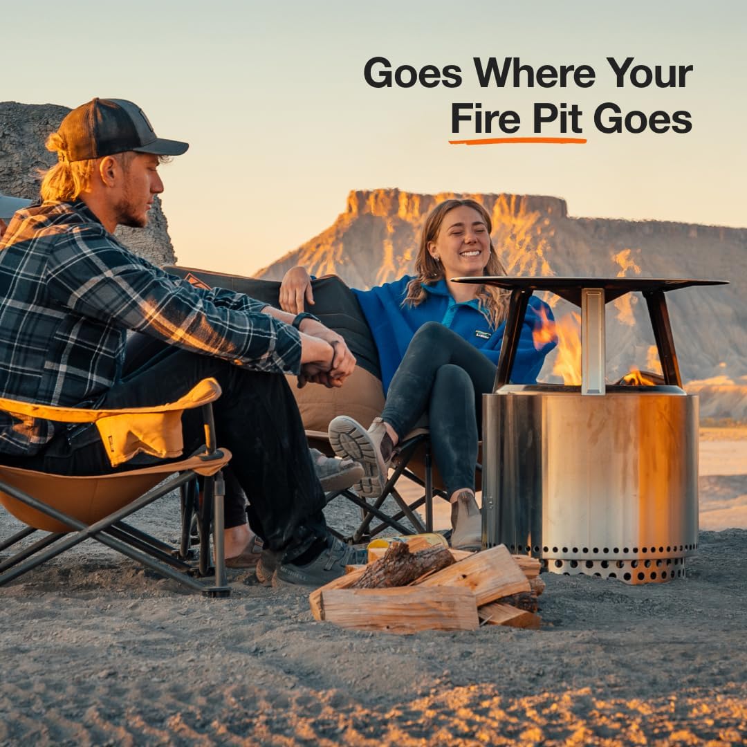 Solo Stove Bonfire Heat Deflector - Enhance Warmth and Comfort for Your Fire Pit - Durable 304 Stainless Steel - Maximizes Heat Radius - Long-Lasting Camping Essentials, 7 lbs - Image 6