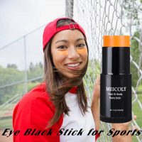 MEICOLY Orange Face Body Paint Stick(1.06 Oz),Cream Blendable Face Paint,Orange Eye Black Baseball/Softball,Sweatproof Waterproof Face Painting for Halloween Pumpkin Special Effects SFX Cosplay Makeup - Image 5