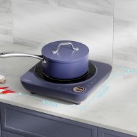 CIARRA CATIH1A-M Portable Induction Cooktop, Slim Single Electric Countertop Burner with Sensor Touch and Digital time, Blue - Image 9