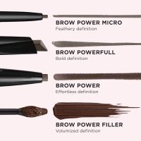 IT Cosmetics Brow PowerFULL Universal Taupe Eyebrow Pencil - with Triangular Tip, Delivers Bold Volume, Precise Shaping, Adapts to All Hair Colors, Budge-Proof Formula, Built-In Spoolie Brush - Image 5
