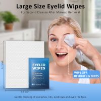 30PCS Eyelid & Lash Wipes for Itchy & Dry Eyes, Tea Tree Oil Eyelid Wipes for Styes & Blepharitis, Daily Eye Cleansing Wipe, Hypoallergenic & Soothing For Sensitive Eyes, Stay Hydrated Lid Wipe - Image 5