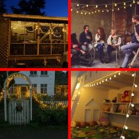 120 LED String Lights 40ft, 8 Lighting Modes Plug in Fairy String Lights for Bedroom Classroom Patio Garden Wedding Party Christmas Tree Outdoor Indoor Decorations Warm White - Image 7