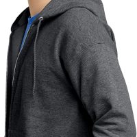 Hanes, Ecosmart Fleece Full-zip Hoodie for Men, Hooded Sweatshirt - Image 5