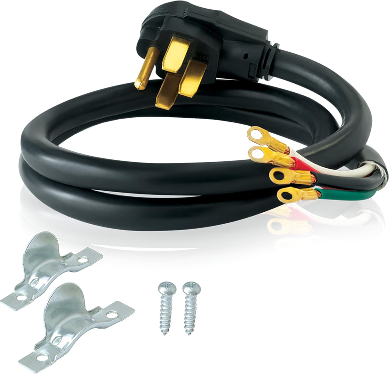 Eastman 4 Feet Electric Range Cord, 40 Amps 4-Prong Wire, 61271