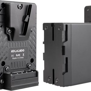 Fully decoded V-Mount Battery to BP-U Series Battery Conversion Adapter Plate for Sony ILME-FX6/FX6VK，PXW-Z190/FS5/Z280/Z190 Camcorders, etc.