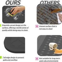 Electric Stove Top Protector Cover - Upgraded Silicone 28"x20" Stovetop Cooktop Oven Burner Mat for Glass RV Induction Countertop Protector - Black - Image 3