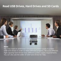 ByDiffer 4K Digital Media Player, TV MP4 Video Player for USB Drives and SD Cards, Ultra HD, H.265/HEVC, Digital Signage, Looping and Auto Playback, HDMI and AV Output (Grey) - Image 4