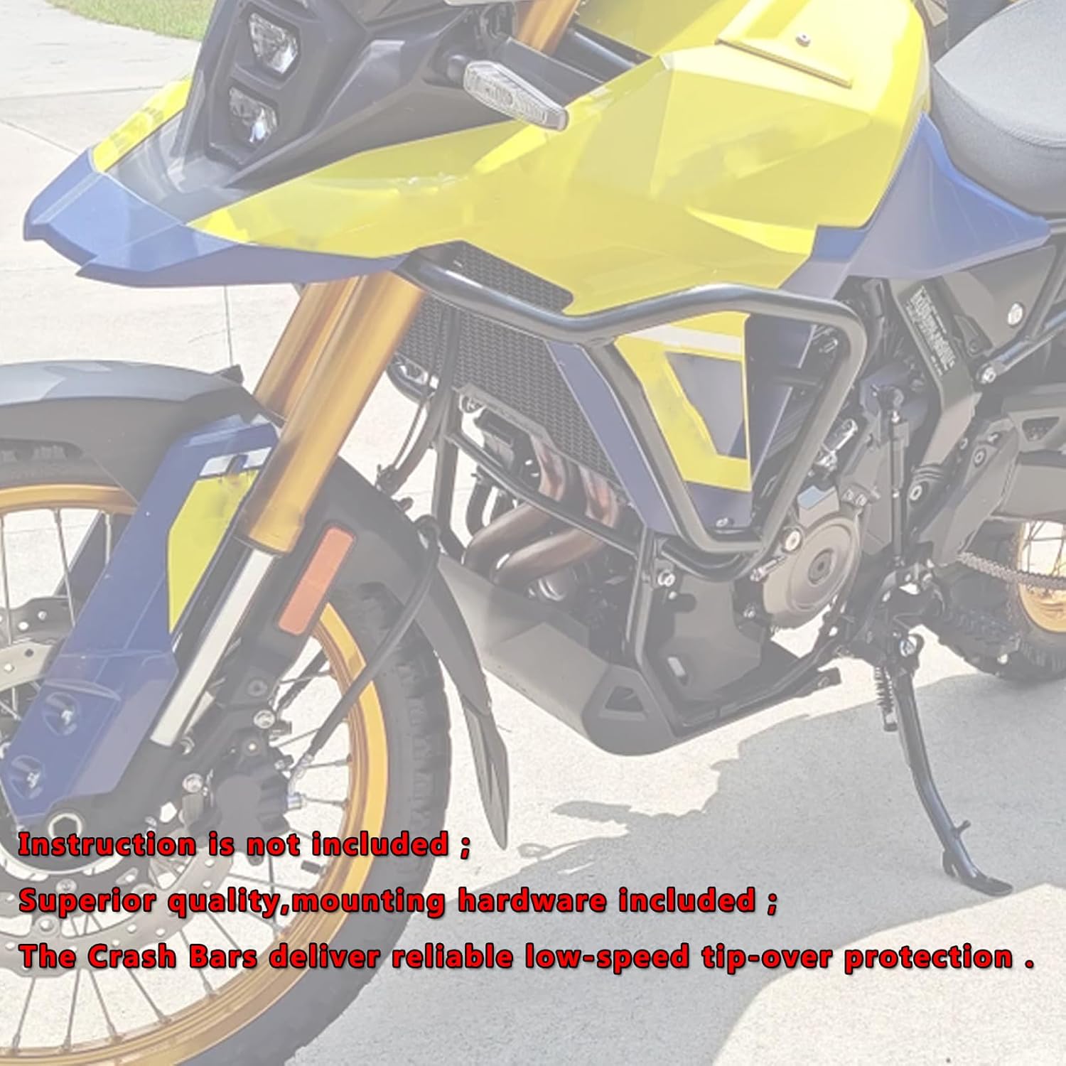 Crash Bars Engine Guard Replacement for Suzuki V-Strom 800 DL800 DE DL800DE 2023 2024 2025 Saddlebag Guard (Upper) - Image 7