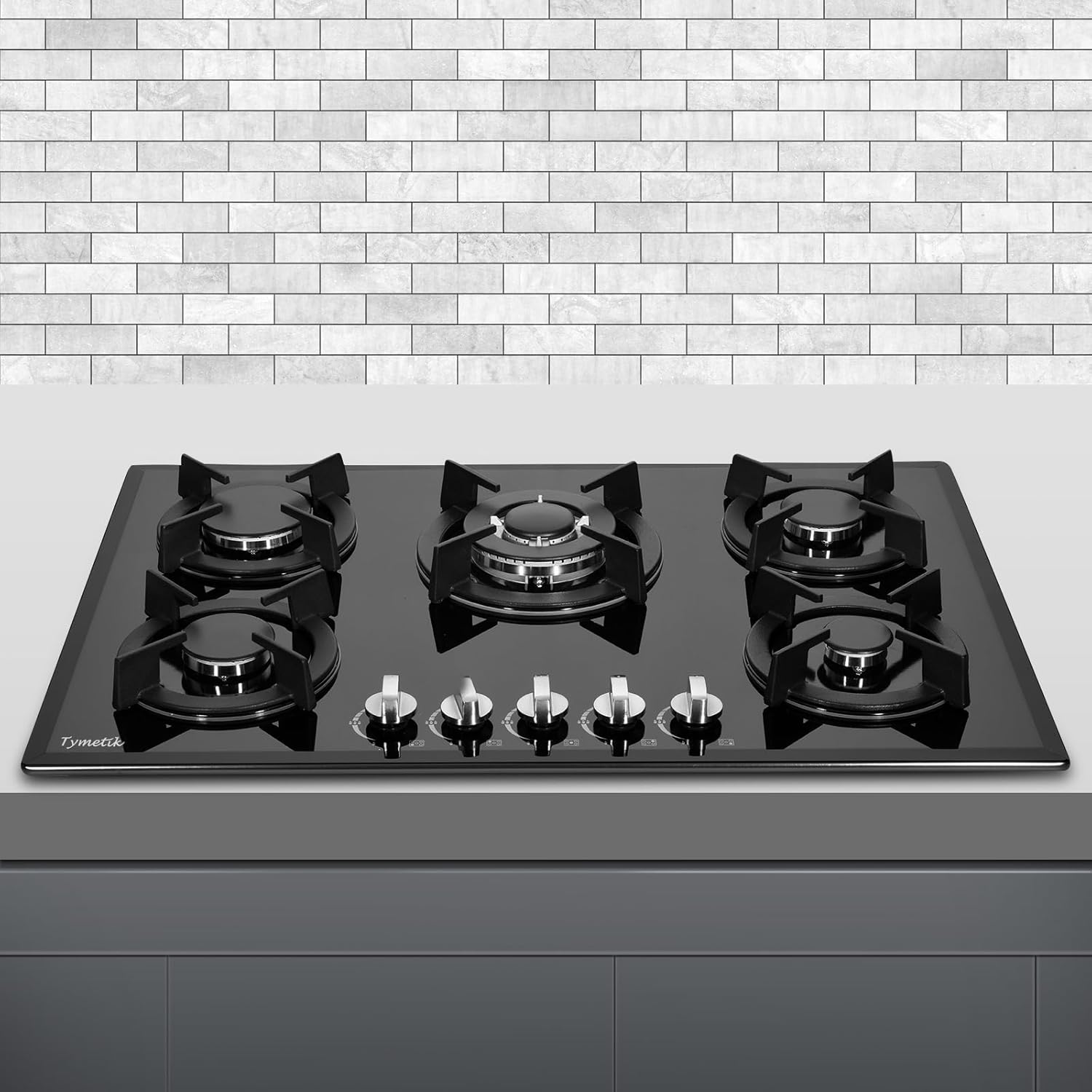 Gas Cooktop 30 Inch, Built-in Tempered Glass Gas Stovetop 5 High Efficiency Burners Gas Stove Top Propane/Natural Gas Convertible Gas Hob (Black) - Image 7