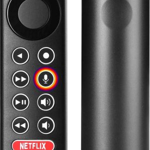 Voice Remote Control Replacement Compatible with NVIDIA Shield TV and NVIDIA Shield TV Pro Streaming Media Player Android 4K HDR 2015/2017/2019 All Models (Backlit Buttons)
