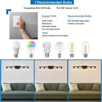 6 Light Bathroom Vanity Light, Matte Black Vanity Light Fixtures, Large Vanity Lights for Bathroom, Farmhouse Light Fixtures with Clear Glass Shade for Bathroom Over Mirror - Image 7