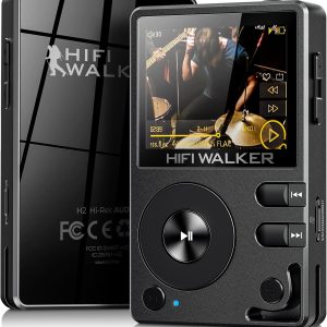 H2 HiFi MP3 Player with Bluetooth, Lossless DSD DAC Flac, High Resolution Music Player, Portable Audio Player with 64 GB Memory Card, Supports up to 512GB