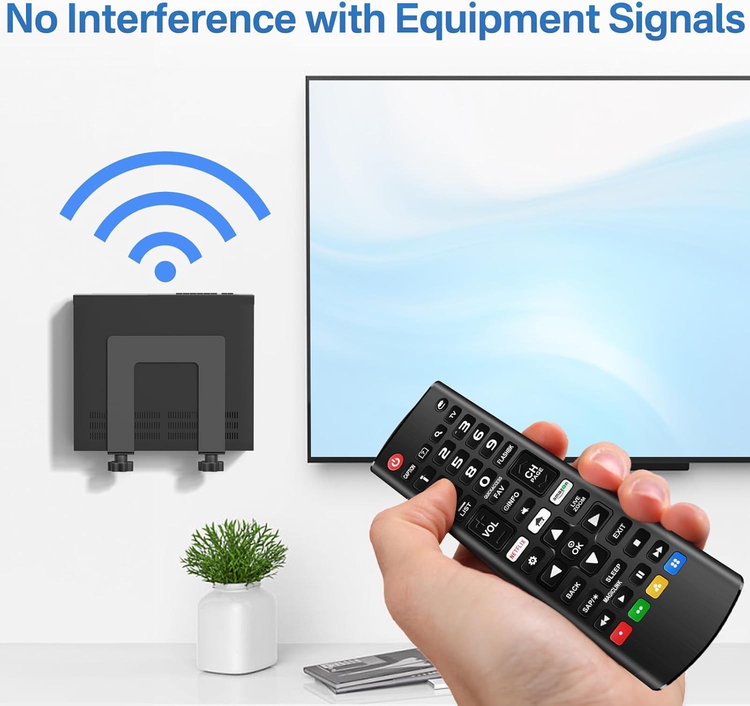 Adjustable Wall Mount for Cable Box | Router Mount | Modem Mounts, Cable Box Mount Behind TV for Streaming Media, DVD Players and More Small or Narrow Devices Shelf - Image 6