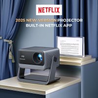Goodee Viedo Projector With Wifi And Bluetooth, Smart Movie System/ Dolby Audio/ Auto Focus & Keystone Portable Projector, 4k Video Decode & 1080p Native For Home Theater / Outdoor - Image 8